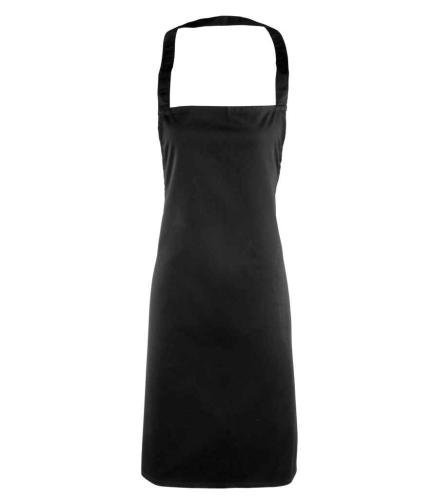 Premier Essential Bib Apron - BLK - ONE